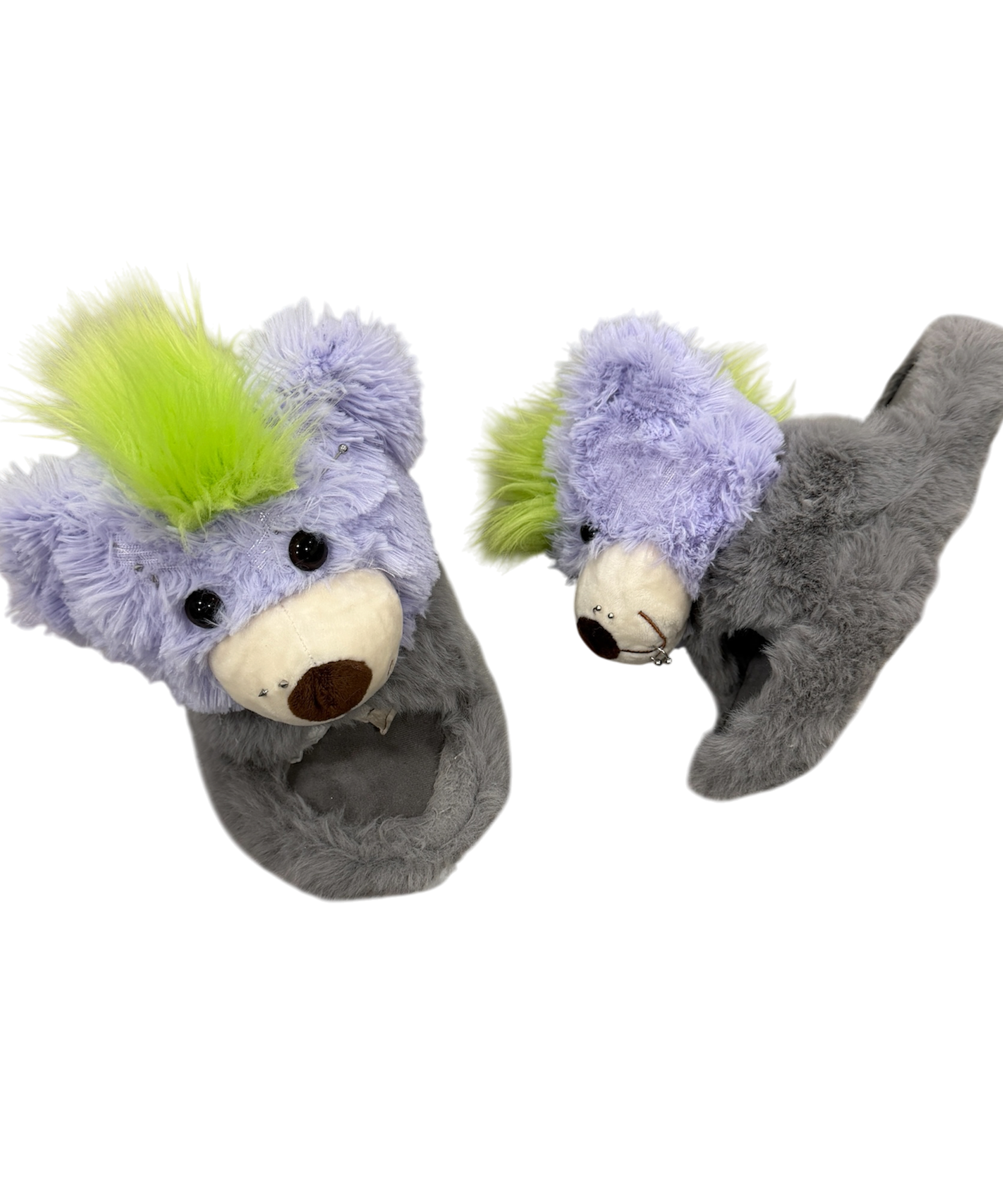 *raven* Dork Plush Slides
